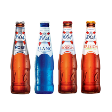 Kronenbourg 16641664啤酒白啤/桃红/玫瑰/百香果精酿啤酒整箱 法蓝 250mL 24瓶 （国产）213元 (券后省20)