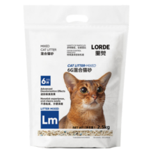 lorde里兜 豆腐猫砂混合猫砂除臭低尘 6重混合猫砂2.5kgx6袋219.9元