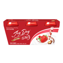 伊利JoyDay芯趣多低温酸奶 巧克力豆草莓220g*3 风味发酵酸牛奶
