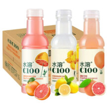 26日20点开始、百亿补贴万人团：农夫山泉水溶C100复合果汁饮料445ml*4瓶 维生素饮料
