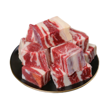 PLUS会员:春禾秋牧 谷饲安格斯 进口原切四肋牛肋排 1250g＊2件