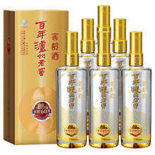 泸州老窖 百年窖龄酒 38度 浓香型白酒 500mL*6瓶 窖龄60年