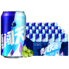 临期、PLUS会员：雪花SNOW  勇闯天涯 330ml*24听