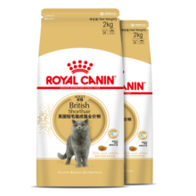 皇家（ROYAL CANIN）猫粮 英短成猫粮全价粮 英短成BS34 湿粮主食级 通用粮12月以上 【1岁以上】英短成猫 2kgX2401.3元 (月销1000+)