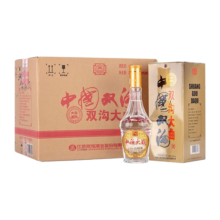 双沟大曲 名玻  浓香型白酒 纯粮酿造 46度 480mL 6瓶 整箱装