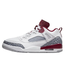百亿补贴，plus:耐克 JORDAN SPIZIKE LOW 白红简约低帮复古篮球鞋 FQ1759-106 41