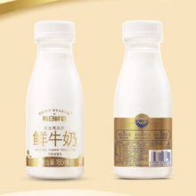 每日鲜语 高端鲜牛奶185ml*14瓶装