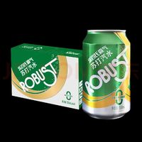 Robust 乐百氏 无糖苏打气泡水 罐装饮料0糖0脂0卡汽水