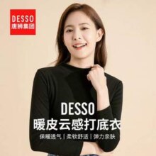 唐狮集团 DESSO 德索 女士暖皮云感半高领打底衫*2件29.9元包邮（折14.95元/件）