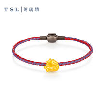 TSL 谢瑞麟 史努比系列SNOOPY快乐游黄金手链城市主题女X4941-X4944