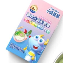 小鹿蓝蓝婴幼儿面条猪肝菠菜+麦香原味 60g2.9元