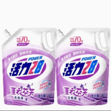 再降价、天降福利：活力28 薰衣香洗衣液 4斤*2袋 共8斤