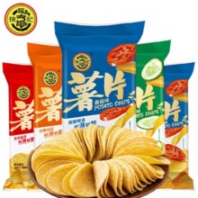 plus会员：徐福记 番茄味薯片4包180g 多款零食 *6件