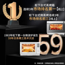 松下（Panasonic）空气炸锅烤箱一体机 家用23升小型台式烤箱 低脂健康炸 精准控温度 不用翻面 感温可视窗WMA230 WMA230【自动预热+发酵解冻】 23L