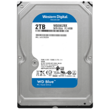 京东百亿补贴、plus会员:西部数据(Western Digital)蓝盘 2TB SATA6Gb/s 256MB 7200RPM 台式机械硬盘(WD20EZBX)