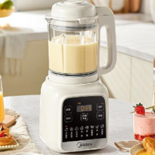PLUS会员：Midea 美的 PB50G2-001 低音降噪破壁机 1.2L