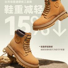 CAMEL 骆驼 女士反绒皮面马丁靴 L23W283021
