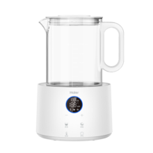 海尔（Haier）恒温水壶玻璃婴儿调奶器 多功能冲泡奶粉智能电热水壶 暖奶器家用 HBM-H207(白) 1.5L