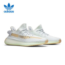 京东百亿补贴、plus会员：adidas 阿迪达斯 椰子 Yeezy350 Boost V2 中性跑鞋 EG7491 荧光绿