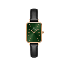 丹尼尔惠灵顿（DanielWellington）DW经典小绿表手表女简约皮带女士手表欧美表情人节礼物DW00100446