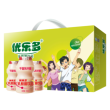 优乐多 乳酸菌饮品 100ml*28瓶 礼盒装 酸奶饮料 益生菌发酵