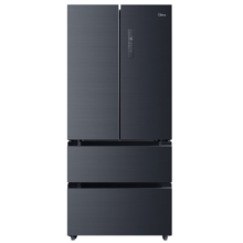 美的（Midea）【双系统不串味】508冰箱对开门法式多门一级能效风冷无霜9分钟急速净味除菌大容量家用532电冰箱 508双系统PST+杀菌净味除乙烯