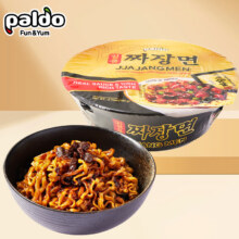 paldo韩国 进口八道御膳炸酱 大碗面190g 干拌面