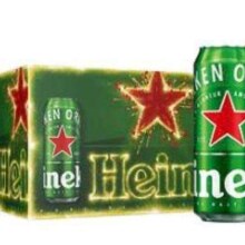 Heineken喜力 啤酒 经典罐装 整箱装麦芽啤酒 全麦酿造 原麦汁浓度≥11.4°P 500mL 12罐*2件