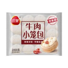 plus会员：三全 小笼包 400g 多款面食早点任选 *11件