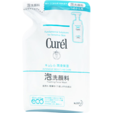 珂润（Curel）保湿洁颜泡沫130ml补充装 氨基酸洗面奶 礼物 成毅代言