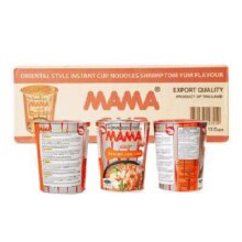 20点：MAMA 泰氏妈妈 Shrimp Tom Yum Flavour 冬阴功清汤 杯面 70g*12杯 整箱装