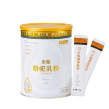京东京造 纯骆驼奶粉300g 100%生驼乳 成人奶粉中老年 送礼