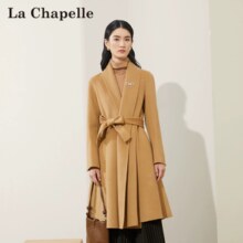 清仓低价！La Chapelle 拉夏贝尔 秋冬季双面呢大衣