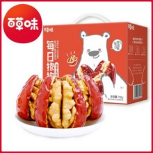 百草味 灰枣夹核桃 660g整箱（约115个）