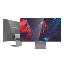 创维23.8英寸 办公显示器 2K 75HZ IPS HDR400 玻璃背板 65W Type-C 电脑显示屏 智能光感F24B40Q