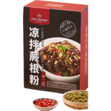 1号会员店 凉拌蕨根粉 708g（236g*3） 0脂肪 酸辣粉 带料包