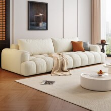 PLUS会员：Buleier 布雷尔 布艺沙发 0.8m 脚踏