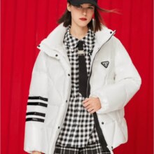 ONLY冬季90白鸭绒保暖百搭宽松短款羽绒服女  3色可选