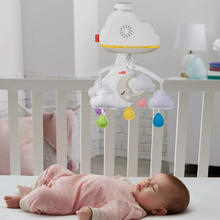 Fisher-Price 2合1声光安抚甜睡床铃婴儿玩具哄睡夜灯挂件婴儿宝宝床挂铃