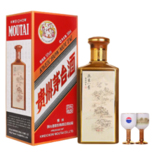 京东百亿补贴：MOUTAI 茅台 陈酿 燕京八景（新版）酱香型白酒 53度 500ml 单瓶装