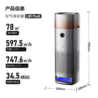 Midea 美的 KJ650F-LM1 ProH 加湿空气净化器