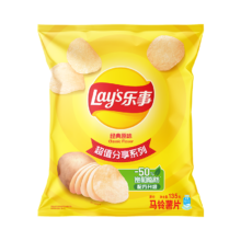 PLUS会员：Lay's 乐事 薯片 经典原味 135克*5件