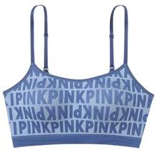 VICTORIA'S SECRET 维密 PINK LOGO印花可外穿内搭带胸垫文胸￥59