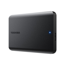 东芝（TOSHIBA）2TB 移动硬盘机械 新小黑A5 USB3.2 Gen 1 2.5英寸 兼容Mac 数据存储 轻薄便携