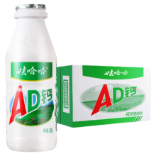 娃哈哈AD钙奶220gX24瓶儿童奶