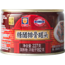 MALING 上海梅林 糖醋排骨罐头 227g  加热即食下饭浇头菜肴33.9元 (月销1000+)