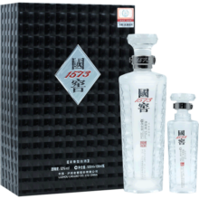 国窖1573浓香型白酒 收藏送礼礼盒装 52度 500mL 1瓶 +100mL 1瓶 君耀