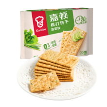 PLUS会员：嘉顿 蔬菜味苏打饼干 460g/袋