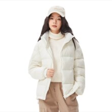 双11狂欢、plus:京东京造  羽绒服面包服 米白 M
