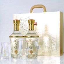 金六福 煌福 50.8度兼香型白酒 500mL*2瓶礼盒装